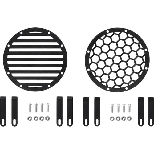 Round Headlight Grill Cover Headlamp Protector Grille Fits for Honda REBEL500 300 CMX500 300 17-20 Replacement Accessories