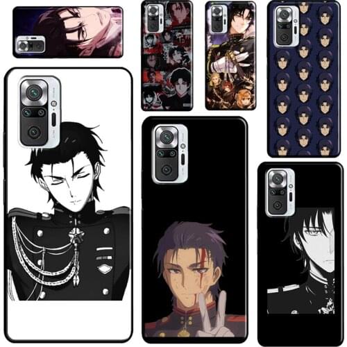 Guren Ichinose Owari no Seraph Soft Case For Xiaomi Redmi Note 10 8 9 Pro 8T 9S Phone Cover For Redmi 9 9A 9C 9T 8A K40