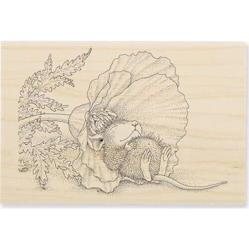 Mouse Clear Stamp for Scrapbooking Transparent Silicone Rubber DIY Photo Album Decor 8831