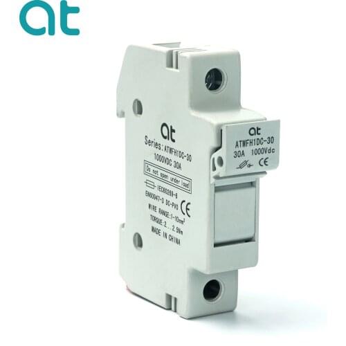 1pcs PV Solar Fuse 1000V DC Fusible 10x38 gPV, with LED Fuse Holder for Solar System Protection