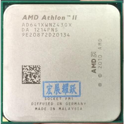 AMD Athlon II X4 641 FM1 Quad-Core CPU 100% working properly Desktop Processor