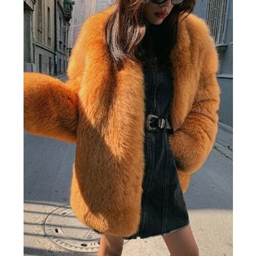 Luxury New Women Fox Fur Coat 100% Finland Natural Fox Fur Thick Warm Winter Overcoat Parka Dress Coat Women Outwear Real Fur