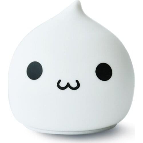 Water Drop Silicone Battery Mini Night Lamp Desktop Bedside Sleeping Breast Feeding Lamp