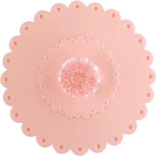 Kawaii Bow Onion Lace Dust Reusable Silicone Cover Cup Thermal Insulation Cup Seal Pouch Super cute bow shape clean sanitary