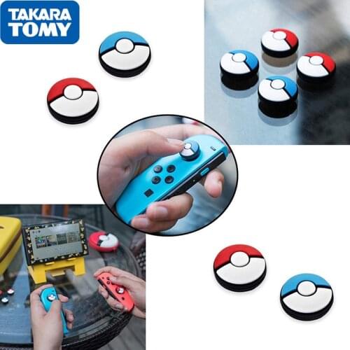 Pokemon Anime Silicone Switch Rocker Hat Pop Pokeball Theme NS Rocker Cover Controller Accessories Childrens Toy Gift