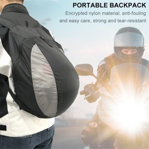 2021 Helmet Bag 28L Rainproof Backpack Draw Pocket For Motorcycle Scooter Moped Bike Bicycle Full Half Helmet Lid Protect Bag