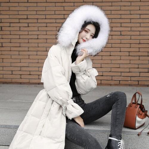 White duck coat winter female Korean down jacket veste femme 8098 yy1289