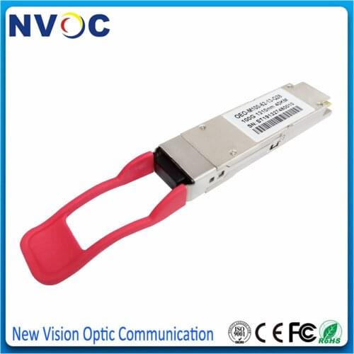 100Gb/s QSFP28 10KM 40KM Transceiver,100G QSFP28 LR4 10km Fiber Module,100G QSFP28 ER4 LWDM 1310nm 40km LC Optical Transceiver