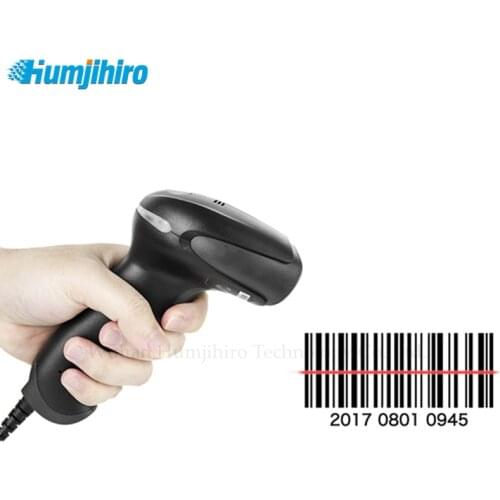 1D Bluetooth Wireless Laser Barcode Scanner Long Range Cordless Bar Code Reader for POS and Inventory