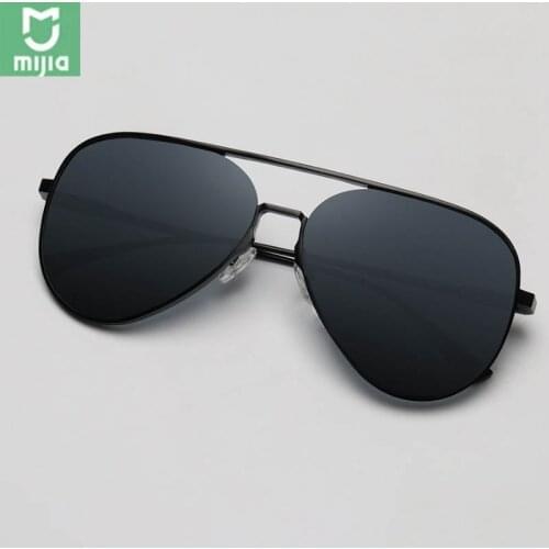 2019 Xiaomi Mijia Sunglasses Nylon Polarized pilot Sunglasses Outdoor Travel Anti-UV Screwless UV400 polarized for Man Woman