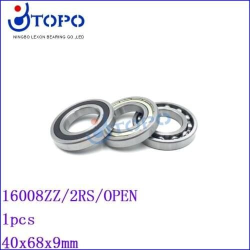 40*68*9mm Deep Groove Ball Bearings16008 ZZ/2RS/OPEN