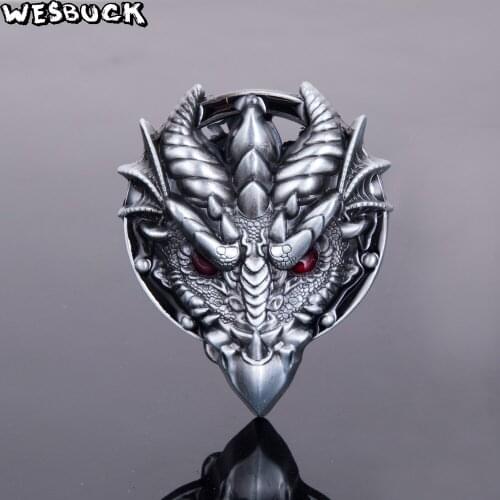 5 PCS MOQ WesBuck Brand Meltal Cool Belt Buckls For Mens Belt Buckles Dinosaur Western Cowboy Cowgirl Boucle