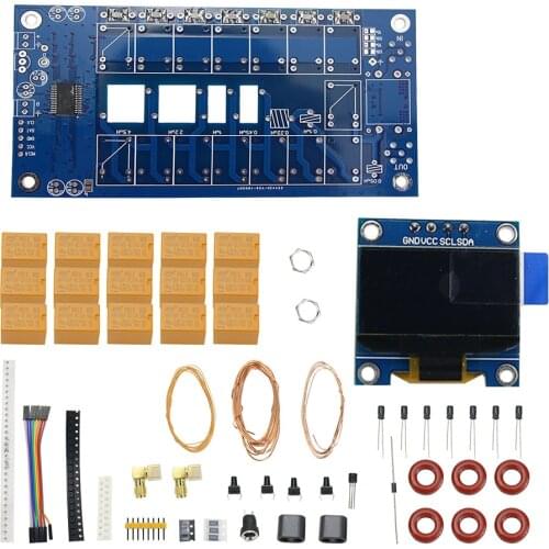 Automatic Antenna Tuner Kit 100W 0.96-Inch OLED Display ATU100 Unassembled DIY
