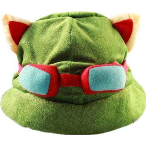 Free shipping hot sale the Swift Scout Temo hat Hero around cospaly hat Games Green Temo TMO hats the Swift Scout cap FREE SHIP