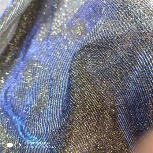 Shining French Lace Fabric African Sequin Lace Fabric, Tissus Patchwork Tulle Weddings Party Decoration Fabrics