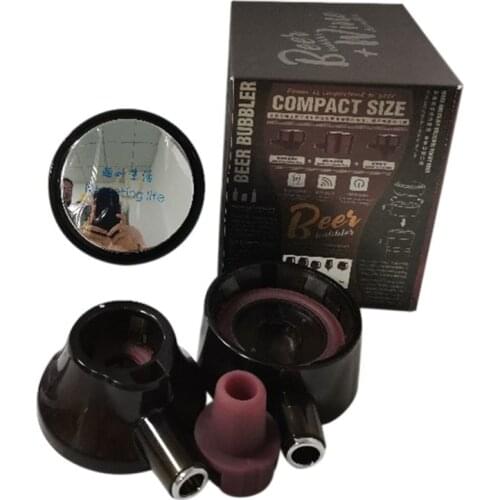 Bottle Beer Foamer Wine Decanter Foam Maker Bubbler Portable Battery Powered Beer Server Ultrasonic Vibration Washable