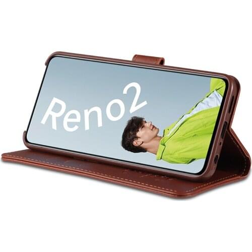 Stand Case for OPPO Reno2 Wallet Cover Reno 2 PU Leather Pouch