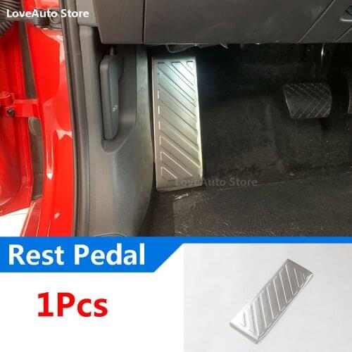 For Skoda Octavia Pro A8 2021 2022 Car Stainless Steel Rest Pedal Trim Interior Protective Frame Cover Trim Accessories