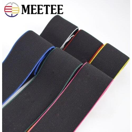 4Yards 4cm Soft Skin Sewing Elastic Band Trousers Waistband Stretching Rubber Band Nylon Elastic Webbing Garment Accessories