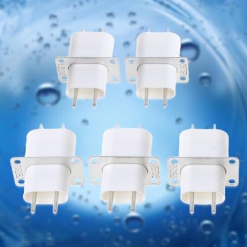 5Pcs Electronic Microwave Oven Magnetron 4 Filament Pin Sockets Converter Home