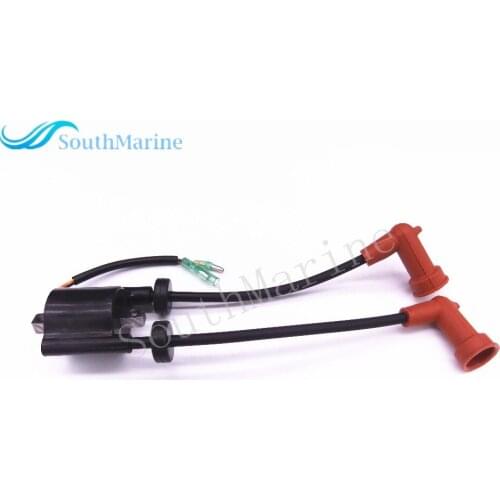 Boat Motor Ignition Coil Assy TE15-05000400 for Parsun HDX 2-Stroke TE15 TE9.9 Outboard Engine, High Pressure Coil
