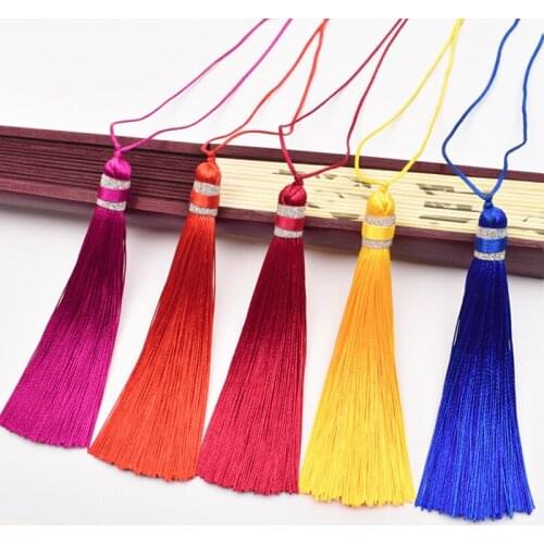 5/10 Pcs Polyester Silk Tassel Fringe Trim 10cm Cotton Tassel For Wedding Home Party Decoration DIY Sewing Curtain Accessories