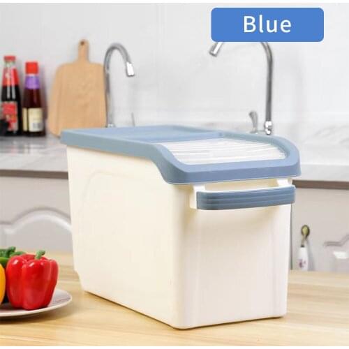 10 kg rice storage box cereal dispenser clamshell food storage container rice container portable storage kitchen tool