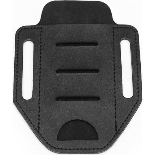 2021New Leather Sheath Pouch Multitool Sheath EDC Pocket Organizer with Key Holder for Belt and Flashlight Outdoor Camping Tool