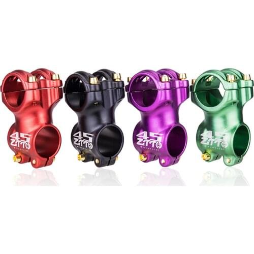 High Strength 31.8mm Short Stem Mountain Bike Stems for 28.6mm Handlebar, MTB BMX Track Bicycle Parts Aluminum Alloy Stems