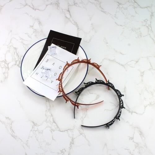 Fashion Hairbands Plastic Braided Headband Punk New Knitting Womens Headwear Hair Accessories SY13