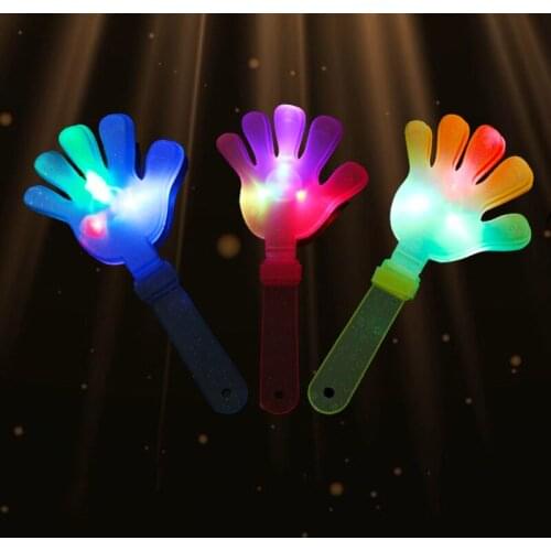 Plastic light applause LED lighting Clapping Fake hand toy Refueling and cheering Performance concert party festival supplies