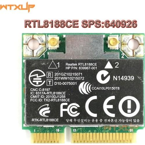 Realtek RTL8188CE 640926-001 639967-001150Mbps Laptop wireless adapter wifi card for HP 4431S 4436S 4430S 4535s 4730s CQ43 CQ57
