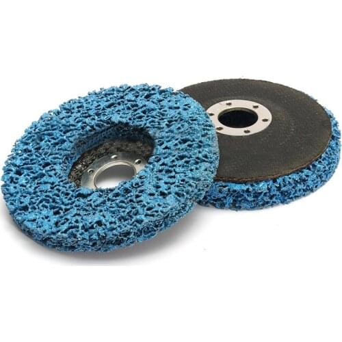 NEW 2pcs 100*16mm Blue Polishing Wheel Paint Rust Removal Clean Angle Grinder Discs For Abrasive Tools