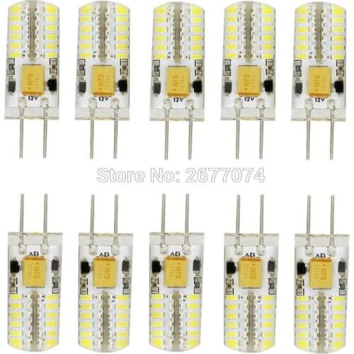 G4 3W LED Desk lamp Wall lamp 48 led 3014 300LM Warm White White Nature White DC12V LED Bi-pin Lights wholesale 10PCS
