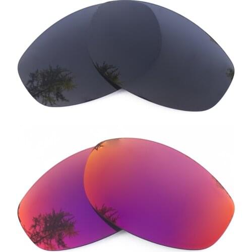 Black & Midnight Sun Mirrored Polarized Replacement Lenses for X Metal XX Frame 100% UVA & UVB