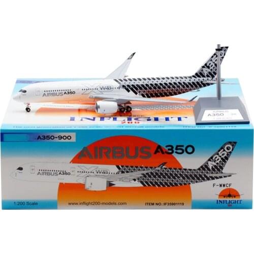 37CM 1:200 Airbus 350 A350-1000 airplane aircraft plane alloy model with base landing gear collectible diecast toy collection