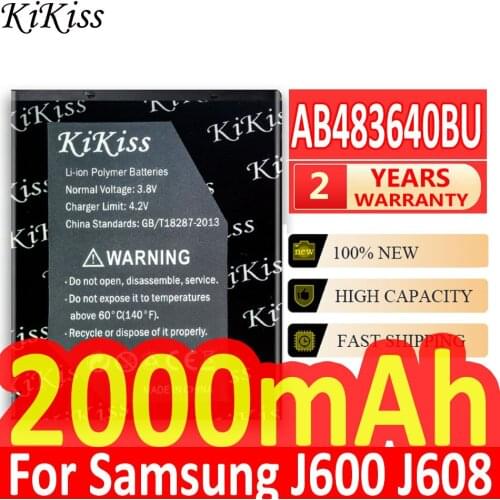 2000mAh AB483640BU For Samsung battery SL-M608 J600 J608 B3210 C3050 E740 E748 F110 F118 F619 G618 J218 battery