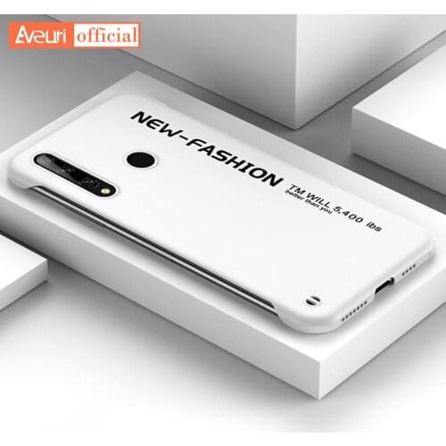 Frameless PC Phone Case For Huawei Mate 20X 20 30 40 Pro Plus Y9S Y9 Prime P Smart Z Plus 2019 Honor X10 Max Matte Cover Case