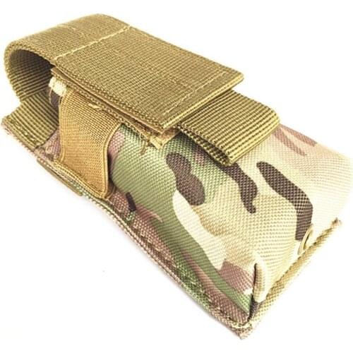 Molle Tactical M5 Flashlight Hunting Light Case Knife Pistol Torch Pouch Outdoor Pouch Holster Holder Single Magazine Bag