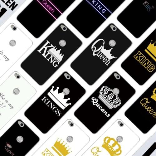 MLLSE bitch 01 king queen Fashion Hard Case Cover for Huawei NOVA 3 3i 4 Honor V20 8X 8A 7A Pro 7X 7C 7S 8 9 10 Lite Play Cover