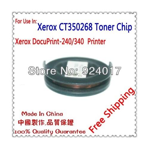 For Xerox DocuPrint 240 340 Printer Toner Cartridge Chip,For Xerox CT350267 CT350268 DP 240 340 Refill Toner Cartridge Chip
