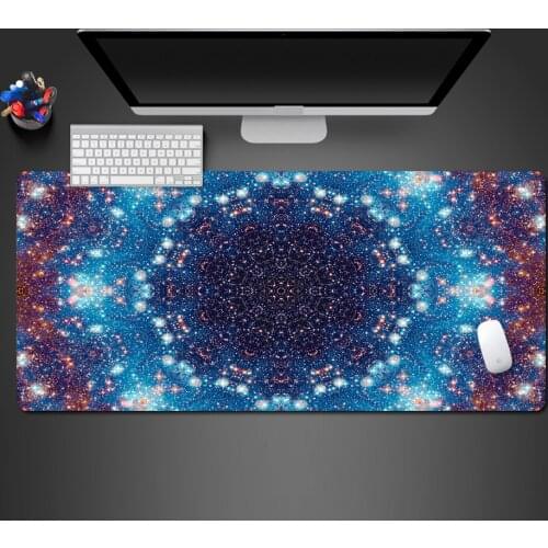 Color Starry Sky Creative Mouse Pad Fashion Abstract Customized Large Rubber Non-Slip Game Pad Office Computer Keyboard Pads