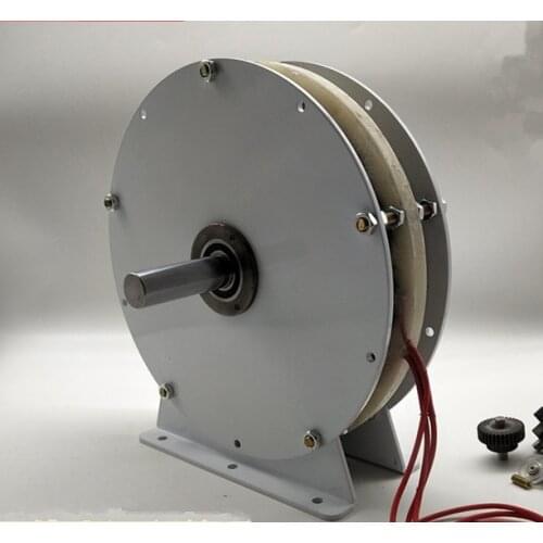 2000W High Power Disc Coreless Generator High Efficiency Permanent Magnet Low Speed Low Resistance