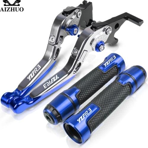 For YAMAHA YZFR3 YZF R3 2015 2016 2017 2018 2019 2020 Motorcycle Adjustable Brake Clutch Lever Handle Grips Hand Bar End