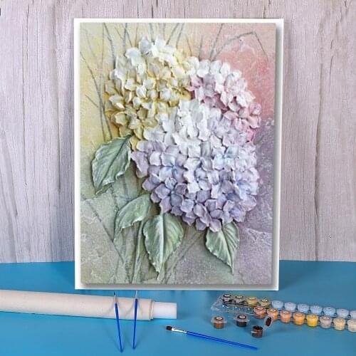 Flowers Art Rose Peony Paint By Numbers Kit Acrylic Paints 50*70 Picture By Numbers Photo Loft Wall Picture For Wholesale