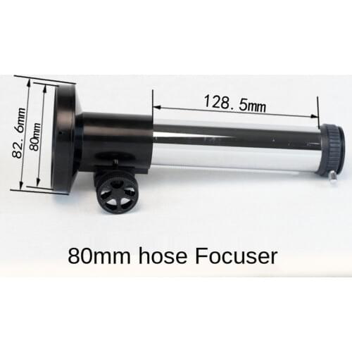 80mm Diameter Focusing Seat with Toothed Plastic 1.25 Inch DIY Accessories Refraction Series Long Tube Focusing Seat