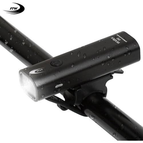 FTW Bicycle Light USB Rechargeable 360 Lumens Aluminum Alloy MTB Road Bike Front Light LED Handlebar Rainproof Lantern Lamps