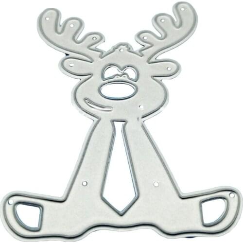 Deer Embossing DIY Stencil Carbon Steel Mould, Album Paper Card Making Printing Mould for Scrapbooking