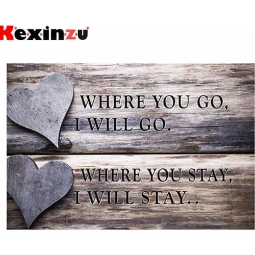 Kexinzu 5D DIY Diamond Painting 3D Full Square Round Drill Love Diamond Embroidery Sale Cross Stitch Mosaic Rhinestone Gift 14