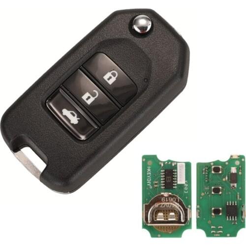 3 Button remote key B10-3 KD For Honda For KD900/KD900+/URG200 Mini Key Programmer B Series Remote Control Car Key